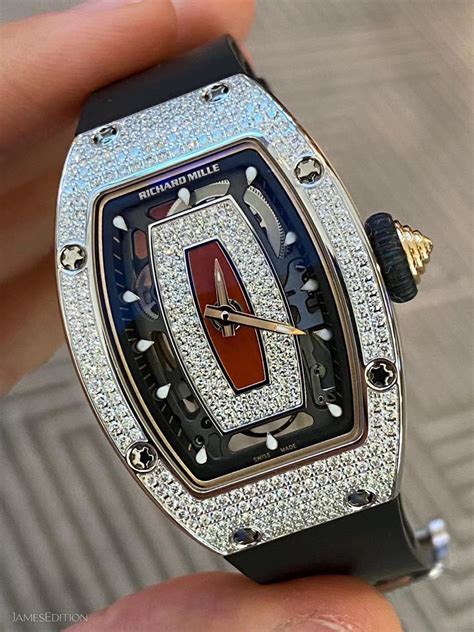 richard mille full diamond watch|Richard Mille wrist watch price.